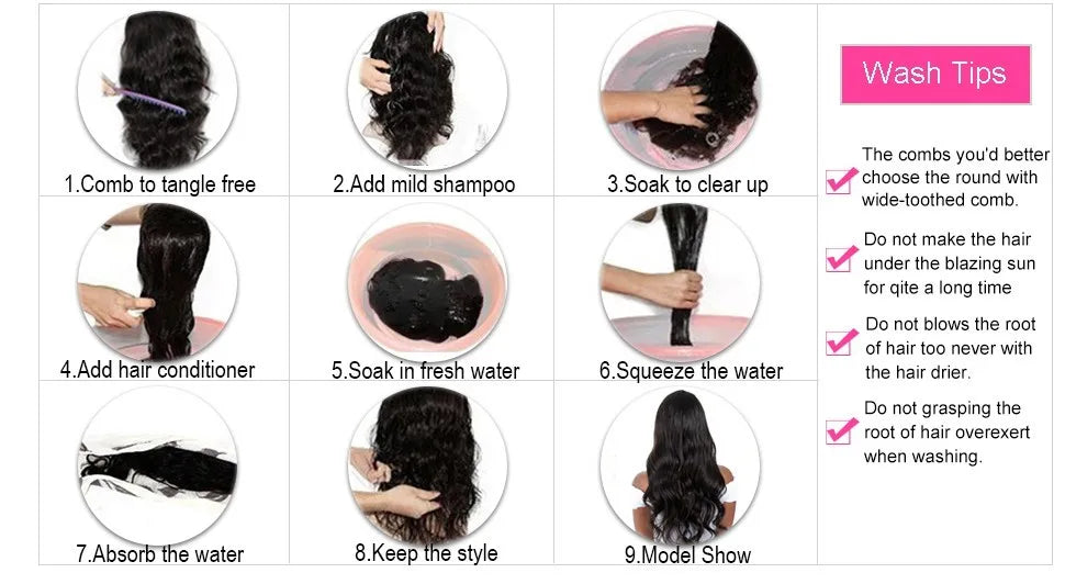 34 36 Inch Blonde Brown Deep Wave Lace Front Wigs Human Hair 13x6 Lace 200 Density Wigs For Women Transparent Lace Frontal Wigs