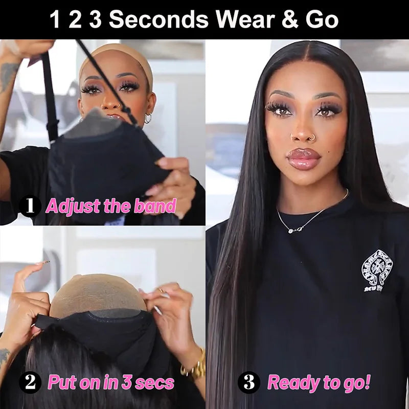 13X4 Burgundy Glueless Body Wave Wear And Go Human Hair Wig Brazilian Colored Red Lace Frontal Wigs Preplucked Pre Cut Lace Wigs