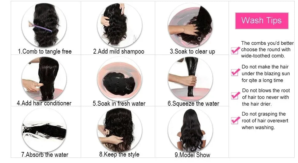 34 36 Inch Blonde Brown Deep Wave Lace Front Wigs Human Hair 13x6 Lace 200 Density Wigs For Women Transparent Lace Frontal Wigs
